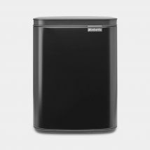 Brabantia Bo Cesto de Basura 7 L Rectangular Acero Negro