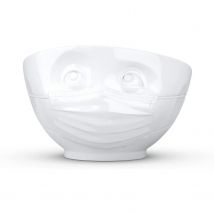 FIFTYEIGHT PRODUCTS - Tazón de Cerámica Alemán de 500 Ml con Mascarilla de Relieve y 4 Expresiones Faciales