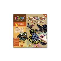 Arte de rascar pájaros mágicos