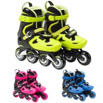 ALLINLIFE Patines en Línea,Patines en Línea para Niños y Adolescentes,Patines 4 Ruedas con Tamaño Ajustable,Uso en Interiores y Exteriores