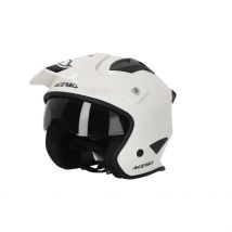 Casco Jet Trial Off-Road Acerbis Aria Solid White 2206