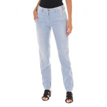 MET-Pantalon Largo estilo chino con bajos estrechos 70DBF0196 para Mujer