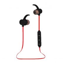 Esperanza EH186K - Auriculares (Inalámbrico, Dentro de oído, Binaural, Circumaural, 280 - 16000 Hz, Negro, Rojo)