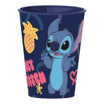 Vaso Infantil Stitch Plástico Lilo & Stitch 430ml Disney Stor