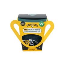 Mr Wonderful Calcetines Especiales para el Día del Padre - Azul Marino con Dibujos Estampados - Talla 42/46