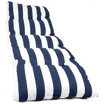 Cojín Tumbona REINO MANSIDI Acolchado 120x55X5cm Diseños Variados Raya Azul