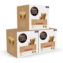 Dolce Gusto NESCAFÉ Cortado Descafeinado - Pack 48 cápsulas (3 x 8+8ud)