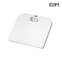 Edm Báscula de Baño Mecánica 130kg | Superficie Antideslizante | Diseño Resistente