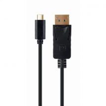 Gembird Adaptador USB Tipo-C a Displayport 4K 15 Cm Negro - Alta Calidad