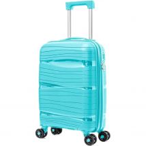 Artree | Maleta de viaje pequeña  48 x 35 x 20 cm, Equipaje de Mano, Maleta de Cabina Rígida Polipropileno con 4 Ruedas Dobles 360° y Cierre de Combinación, Maletas de Viaje infantil