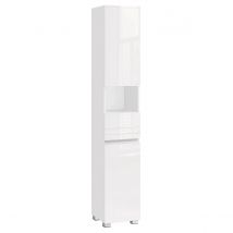 VASAGLE Mueble de Baño, Armario de Baño, Unidad de Almacenamiento de Baño, con un Cajón, Estantería,