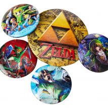 Pyramid International - Insignias The Legend Of Zelda - Multicolor - Pack de 5 - Rd-rs660071