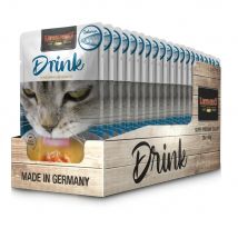 Pack 20X40 Gr - Leonardo Drink. Sopa Para Gatos - Alimento complementario para gatos adultos - Promueve la ingesta de líquidos