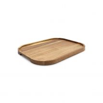 Kyoto Tray by Bredemeijer, a wooden tea tray made of acacia measuring 40 x 30 x 2.5 cm with rounded corners, perfect for serving food or completing your tea set.