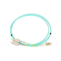 Cable de conexión Extralink LC/UPC-SC/UPC Multimodo, OM3, Dúplex, 3 mm, 2 m