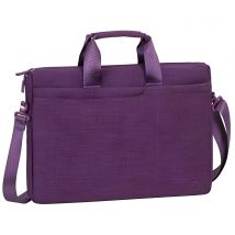 Rivacase - Mochila para Portátil de 15.6 Pulgadas, Diseño Elegante con Espacio para Accesorios y Gran Comodidad, Color Morado