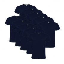 Roly - Pack 10 Camisetas Básicas Unisex - Manga Corta - 10 Camisetas de Algodón - Tallas S a 2XL - Amplio Surtido de Colores