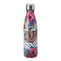 Mikasa wild at heart sloth water bottle, 500ml