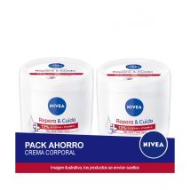 NIVEA Repara & Cuida Glicerina y Vitamina E: Pack ahorro de 2 unidades de 400ml, total 800ml