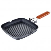 ASADOR 24X24X3.7CM ALUMINIO FUNDIDO IND MARRÓN SAFARI BE