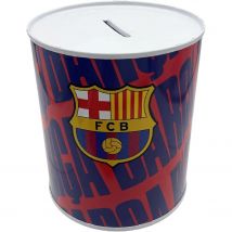 FC Barcelona Hucha de Metal Roja Mediana