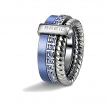 BREIL Colección BREILOGY, Anillo Mujer en Acero, Ideas de Regalos para Mujer