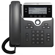 Cisco IP Phone 7821 - VoIP Phone - SIP, SRTP - 2 Lines