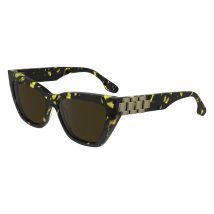 Victoria Beckham Vb668s Gafas de Sol, 012 Black Yellow Havana, 59 Unisex Adulto