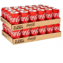 48 Latas De COCA COLA / COCACOLA ZERO SABOR ORIGINAL, 2 CAJAS 24Unidades lata 33cl / 330ml, Envio