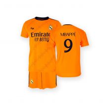 Real Madrid C.F. Madrid Conjunto Niño Temporada 2023-2024 - Oficial con Licencia - Escudo en Silicona