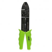 ALICATES PARA TERMINALES AISLADOS Y NO AISLADOS 9" JBM 53932. Está herramienta manual está diseñada