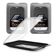 TATAY Fresh - Lote de 3 Recipientes Porta Embutidos y Alimentos. Color Negro