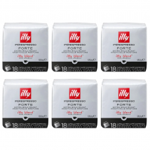 illy Cápsulas Café Iperespresso Tueste FORTE, 6 Pack de 18 Cápsulas, Total 108 Cápsulas - QUMIR