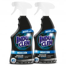 Induclen - Limpiador de Inducción, Spray Pack 2x 250 ml, Limpia Placa, Ultra Brillo Superior