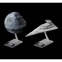 Star wars maqueta death star ii & imperial star destroyer