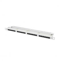 LANBERG Patch Panel 24 Port 0.5U, Cat. 6, Grey