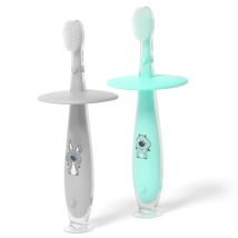 Babyono Primer cepillo de dientes con tope de seguridad +12m Babyono