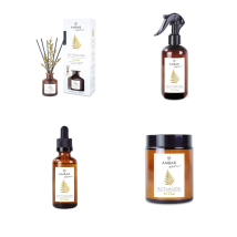 Pack Ámbar Té Chai: Mikado, Spray, Humidificador y Vela