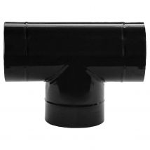 SANCO STORE - WOLFPACK LINEA PROFESIONAL Te Estufa Negro Vitrificado 120 mm. 90°