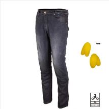 Nlzgmsj Pantalón Moto GMS Cobra Negro AA Prot Nivel 2 Elástico Tallas Grandes