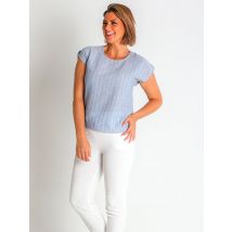 368370L  CAMISETA ALGODON TRABILLA HOMBRO