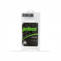 Pack de 2 rollos de 30 sobre grips Prince Tacky Pro de 0,6mm en color blanco-7H145-010-080-PACK Prince