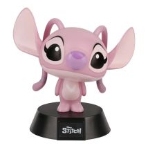 Paladone Disney Angel Mini Icon Light, Lámpara LED Oficial de Lilo y Stitch para Dormitorios Infantiles, Hogar, Escritorio, Regalo Coleccionable Alimentado por Pilas para Fans de Las Películas