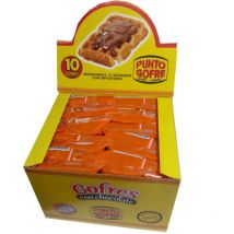 Punto Gofre Caja 10 Gofres con Chocolate | Formato Ahorro