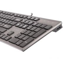 A4tech KV-300H - Teclado (USB, Universal, QWERTY, Universal, Estándar, Derecho)