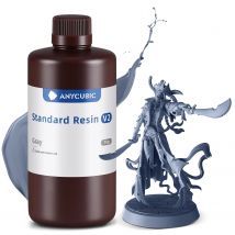 Resina Estándar V2 Anycubic 1Kg - Mejora calidad impresión 3D - Impresion 3D Resina de alta resistencia y precisión para impresoras AnyCubic
