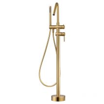 Imex Córcega BBECO1/OC grifo monomando de bañera con ducha de mano latón acabado oro cepillado