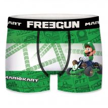 Freegun Calzoncillo Bóxer Hombre Mario Bros Kart Luigi Microfibra Multicolor