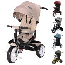 LORELLI Triciclo evolutivo JAGUAR con capota , asiento giratorio 360º y ruedas EVA de Lorelli