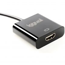 Iggual adaptador displayport (m) a hdmi (h)